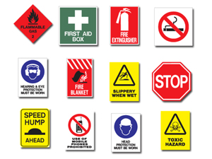 Safety Sign Stickers & Labels